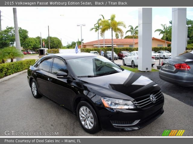 2015 Volkswagen Passat Wolfsburg Edition Sedan in Black