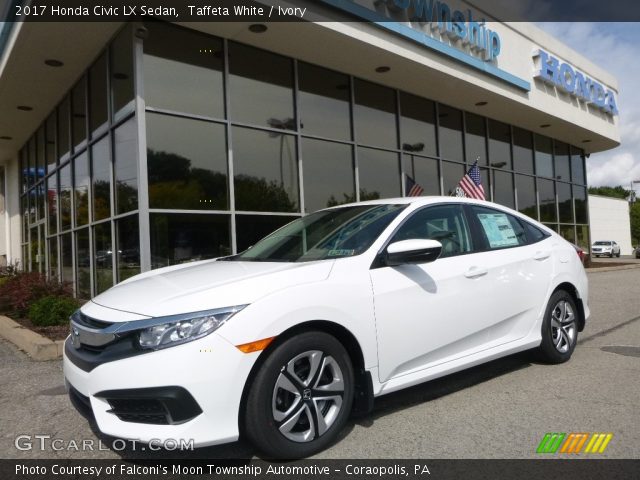 2017 Honda Civic LX Sedan in Taffeta White