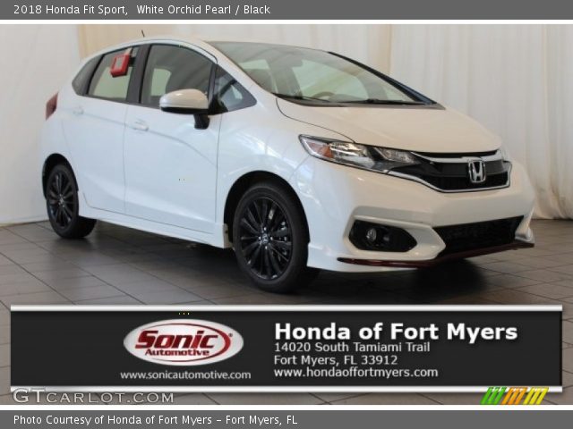 2018 Honda Fit Sport in White Orchid Pearl