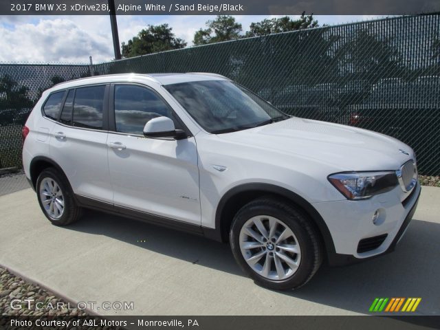 2017 BMW X3 xDrive28i in Alpine White