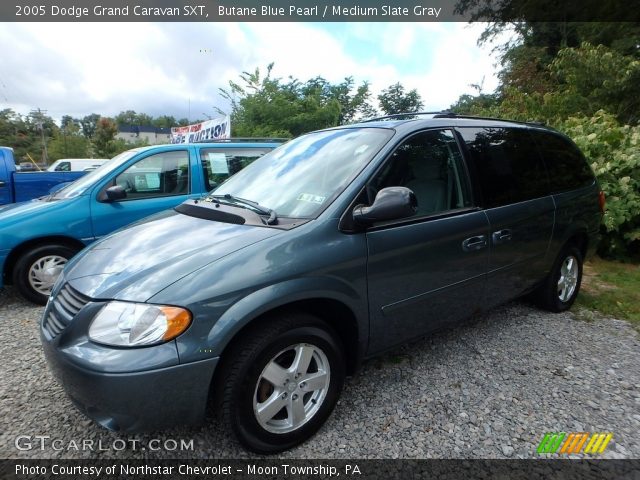 2005 Dodge Grand Caravan SXT in Butane Blue Pearl