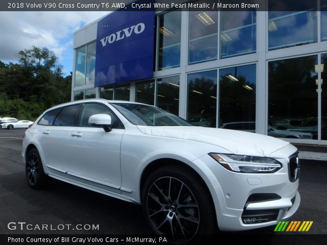 2018 Volvo V90 Cross Country T6 AWD in Crystal White Pearl Metallic