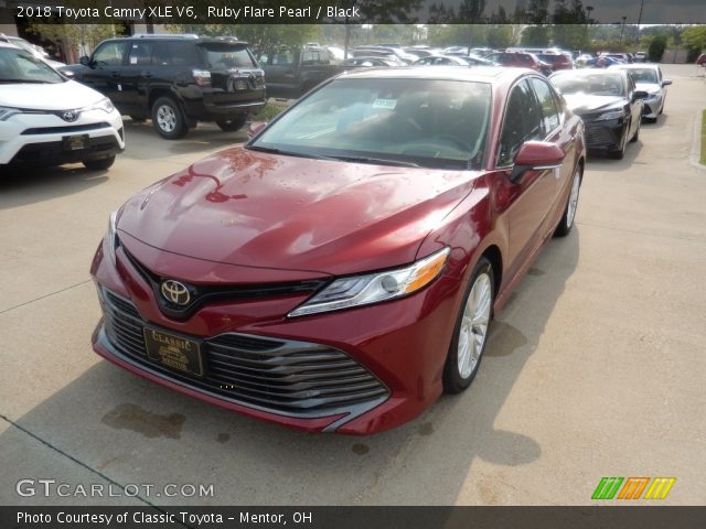 2018 Toyota Camry XLE V6 in Ruby Flare Pearl