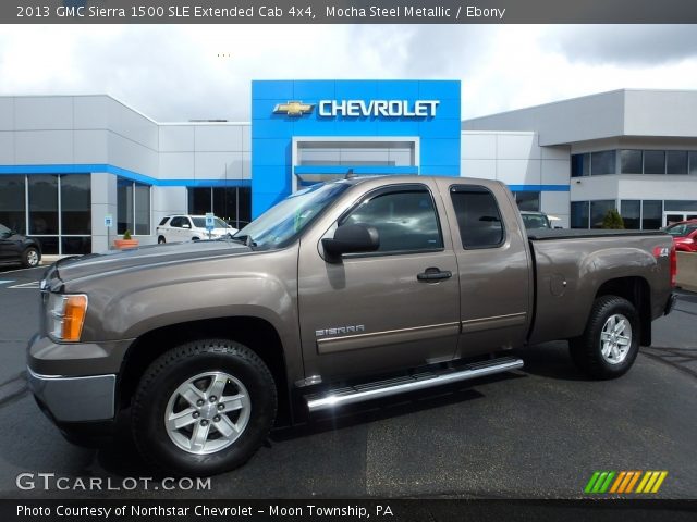 2013 GMC Sierra 1500 SLE Extended Cab 4x4 in Mocha Steel Metallic