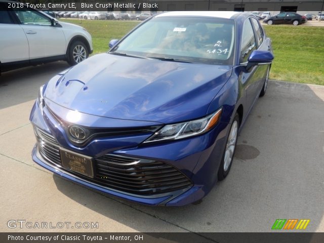 2018 Toyota Camry LE in Blue Crush Metallic