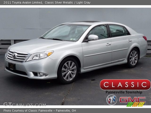 2011 Toyota Avalon Limited in Classic Silver Metallic