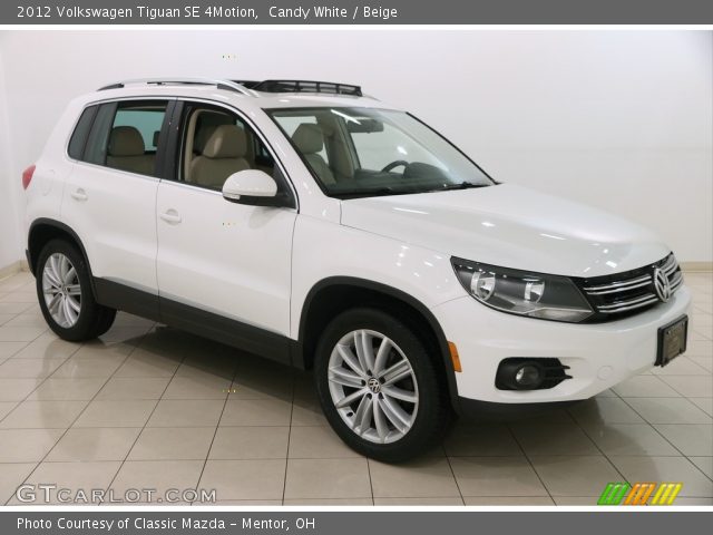 2012 Volkswagen Tiguan SE 4Motion in Candy White