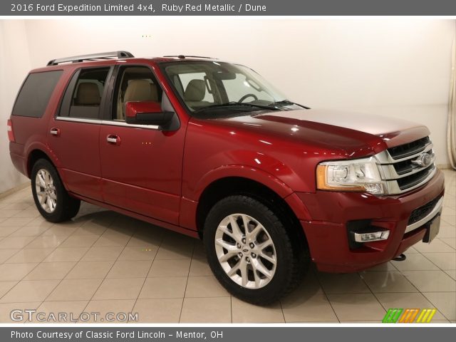 2016 Ford Expedition Limited 4x4 in Ruby Red Metallic