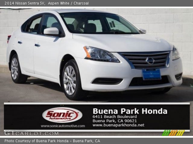 2014 Nissan Sentra SV in Aspen White
