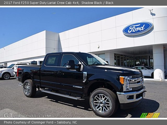 2017 Ford F250 Super Duty Lariat Crew Cab 4x4 in Shadow Black