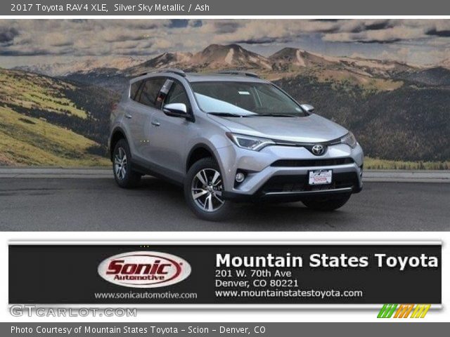 2017 Toyota RAV4 XLE in Silver Sky Metallic