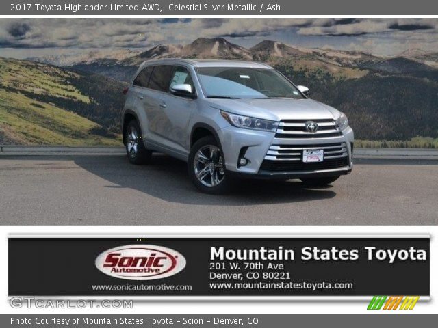 2017 Toyota Highlander Limited AWD in Celestial Silver Metallic