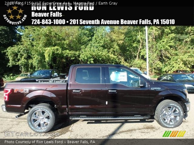 2018 Ford F150 XLT SuperCrew 4x4 in Magma Red