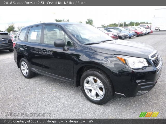 2018 Subaru Forester 2.5i in Crystal Black Silica