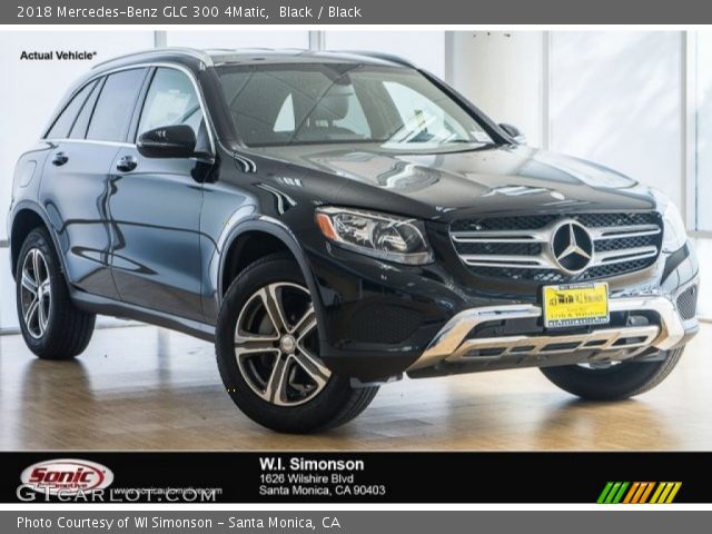 2018 Mercedes-Benz GLC 300 4Matic in Black