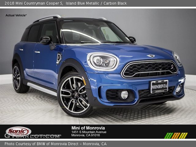 2018 Mini Countryman Cooper S in Island Blue Metallic