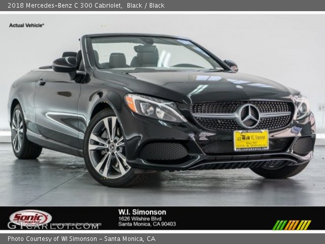 2018 Mercedes-Benz C 300 Cabriolet in Black