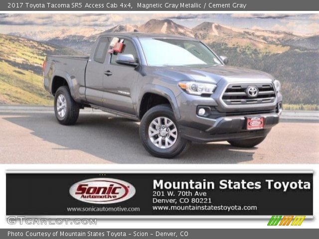 2017 Toyota Tacoma SR5 Access Cab 4x4 in Magnetic Gray Metallic