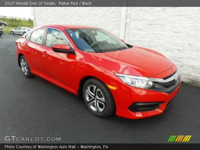 2017 Honda Civic LX Sedan in Rallye Red