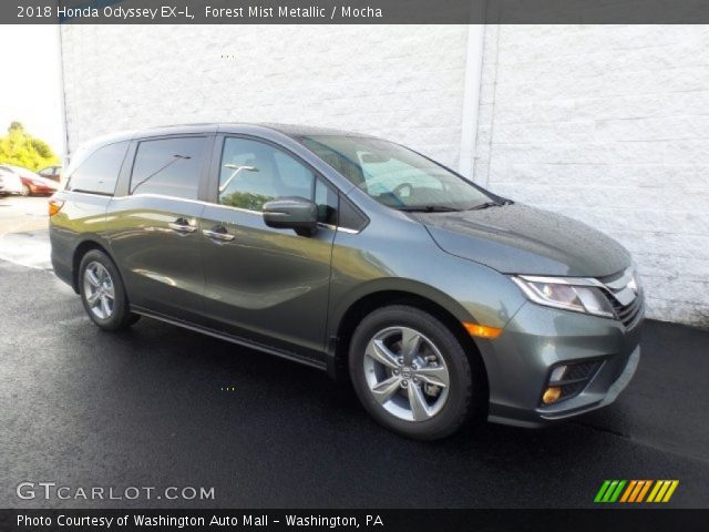 2018 Honda Odyssey EX-L in Forest Mist Metallic