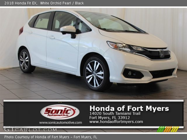 2018 Honda Fit EX in White Orchid Pearl