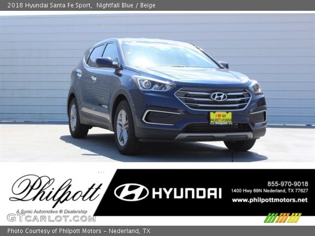 2018 Hyundai Santa Fe Sport  in Nightfall Blue