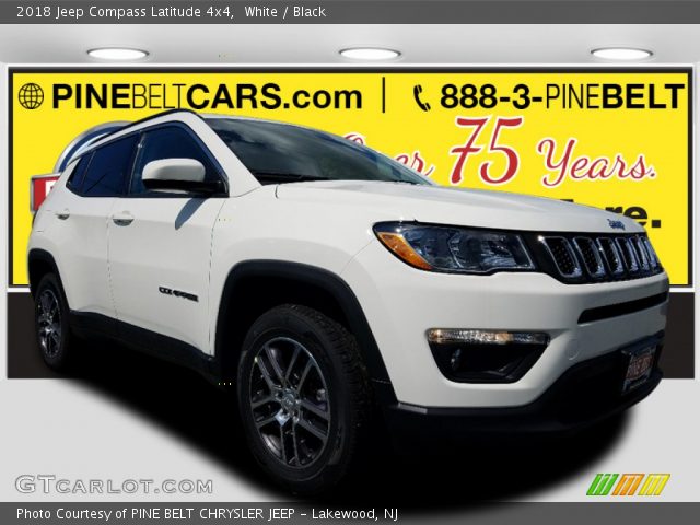 2018 Jeep Compass Latitude 4x4 in White