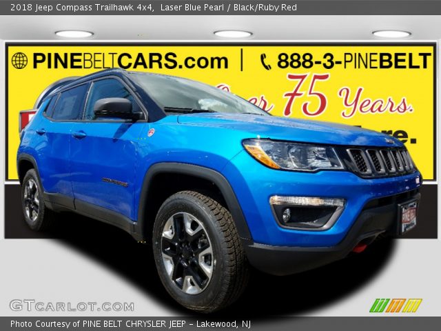 2018 Jeep Compass Trailhawk 4x4 in Laser Blue Pearl