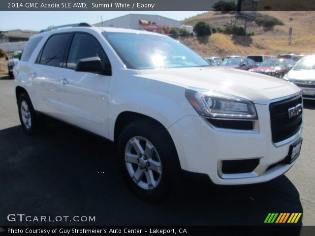 2014 GMC Acadia SLE AWD in Summit White
