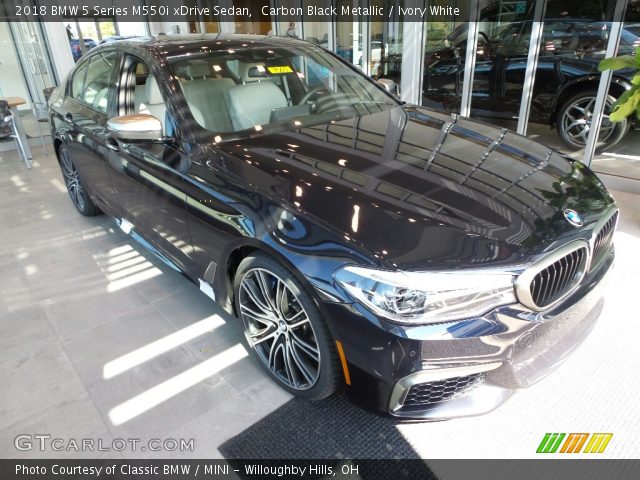 2018 BMW 5 Series M550i xDrive Sedan in Carbon Black Metallic