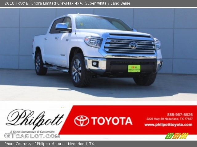 2018 Toyota Tundra Limited CrewMax 4x4 in Super White