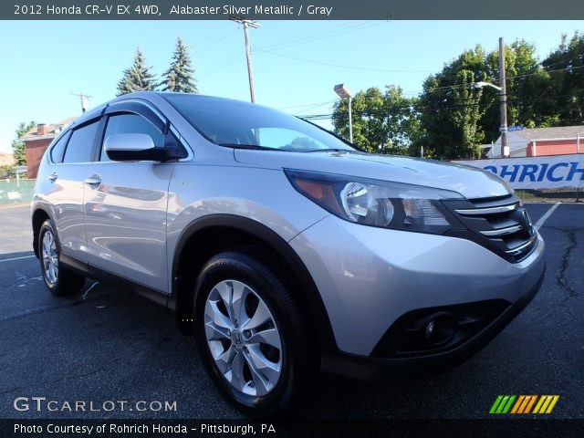 2012 Honda CR-V EX 4WD in Alabaster Silver Metallic