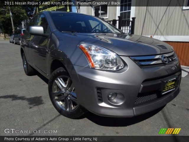 2011 Nissan Rogue S AWD Krom Edition in Platinum Graphite