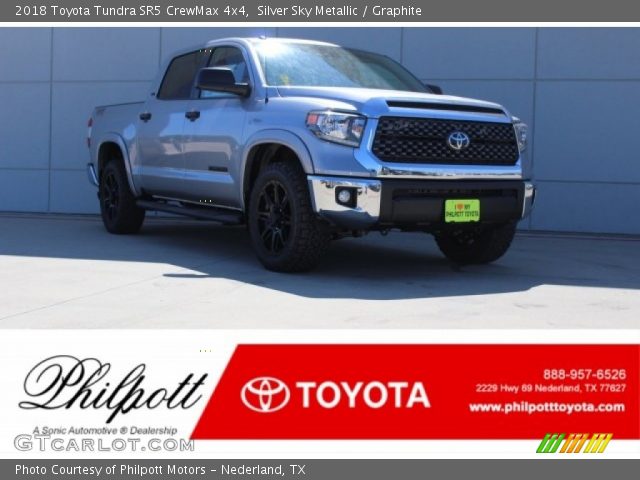 2018 Toyota Tundra SR5 CrewMax 4x4 in Silver Sky Metallic