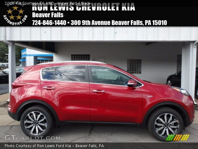 2018 Kia Sportage EX AWD in Hyper Red