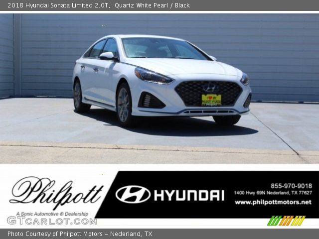 2018 Hyundai Sonata Limited 2.0T in Quartz White Pearl