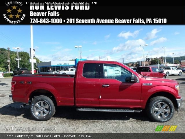 2018 Ford F150 XLT SuperCab 4x4 in Ruby Red