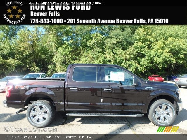 2018 Ford F150 XLT SuperCrew 4x4 in Magma Red