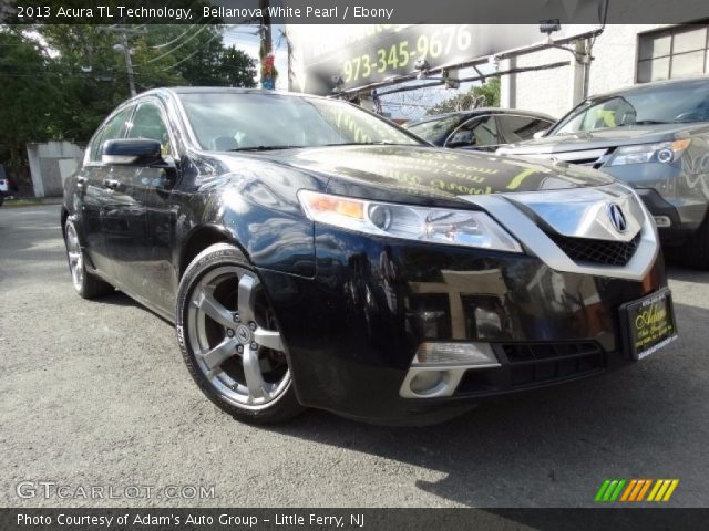 2013 Acura TL Technology in Bellanova White Pearl