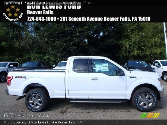 2018 Ford F150 XLT SuperCab 4x4 in Oxford White