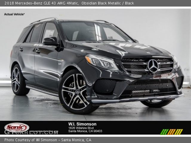 2018 Mercedes-Benz GLE 43 AMG 4Matic in Obsidian Black Metallic