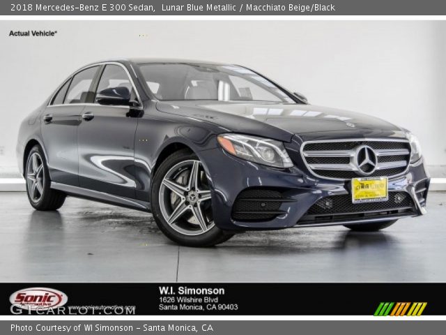 2018 Mercedes-Benz E 300 Sedan in Lunar Blue Metallic