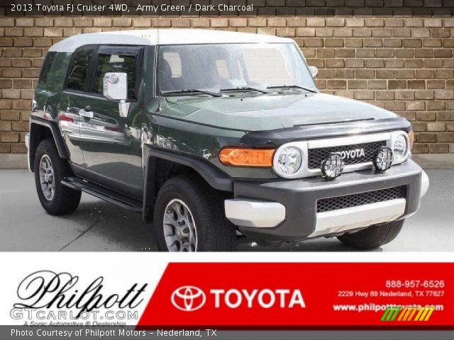 2013 Toyota FJ Cruiser 4WD in Army Green