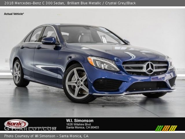2018 Mercedes-Benz C 300 Sedan in Brilliant Blue Metallic