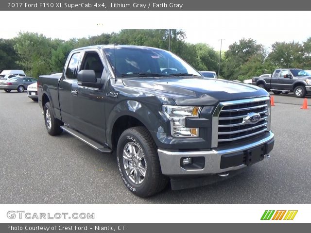 2017 Ford F150 XL SuperCab 4x4 in Lithium Gray