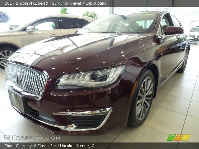 2017 Lincoln MKZ Select in Burgundy Velvet