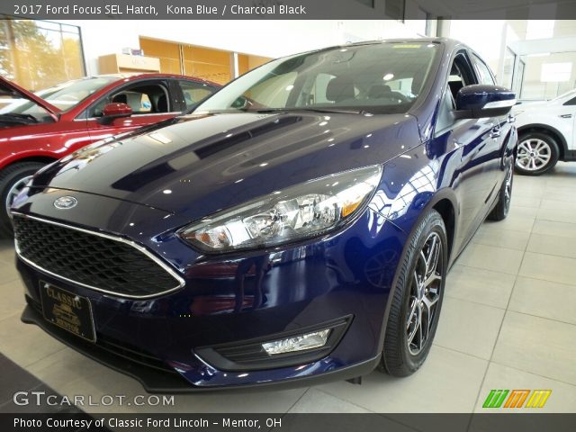 2017 Ford Focus SEL Hatch in Kona Blue