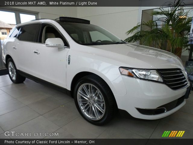 2018 Lincoln MKT AWD in White Platinum