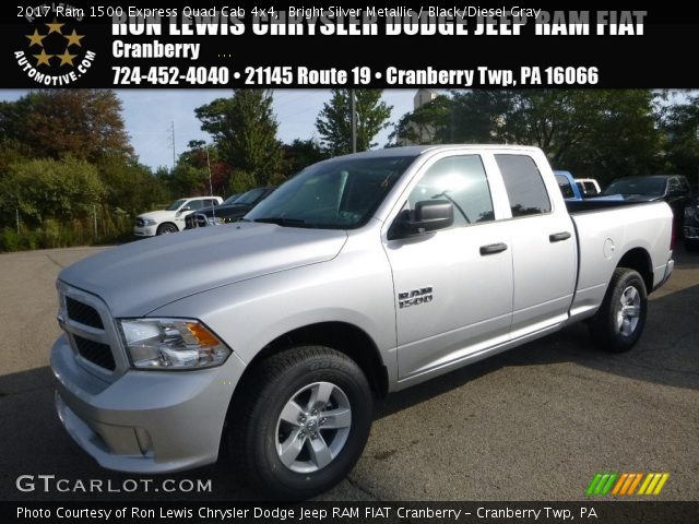 2017 Ram 1500 Express Quad Cab 4x4 in Bright Silver Metallic