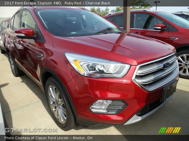 2017 Ford Escape Titanium 4WD in Ruby Red